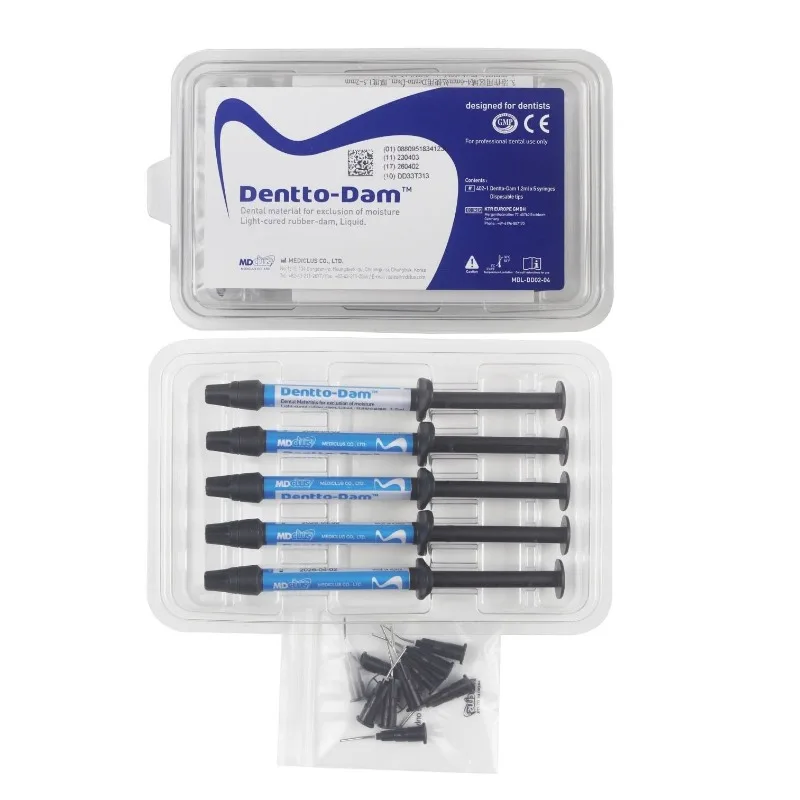 

Dental Materials Dentto-Dam Gum Protector Barrier Resin Light Curing Gum Protection Dental Cold Light Whitening Gum Protector