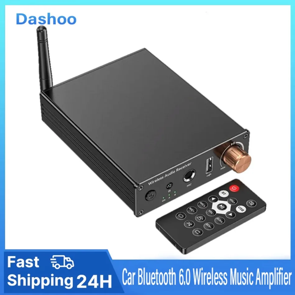 

Bluetooth 6.0 аудио передатчик приемник 3,5 мм AUX/RCA/USB/6,5 мм микрофон караоке беспроводной адаптер Hi-Fi стерео усилитель