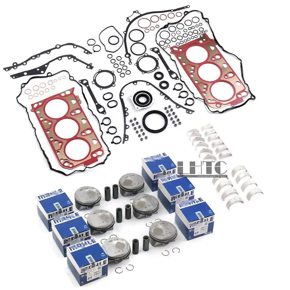 Engine Pistons Rings Seals Bearings Kit Φ96mm For Porsche Panamera Macan S 4S GTS 970 95B 3.0L V6 Turbocharged MCT.MA MCW.DA