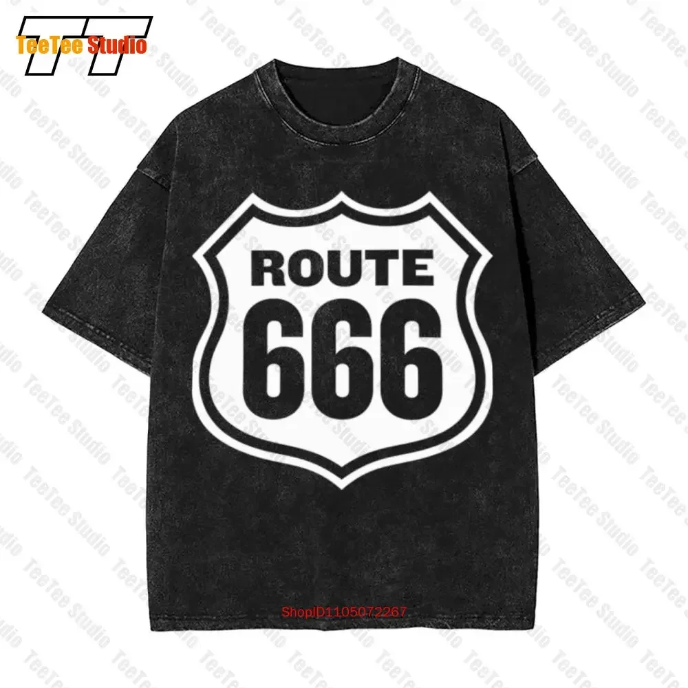 Route 666 Vintage Oversized T-Shirt Tee 91YO