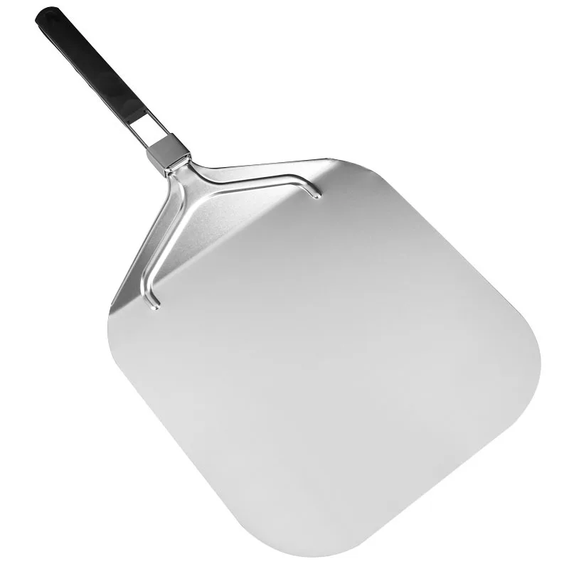 

Folding Aluminum Pizza Spatula, Cake Folding Transfer Spatula, Long Handle Pizza Peel Shovel, Baking Tools out of the Oven