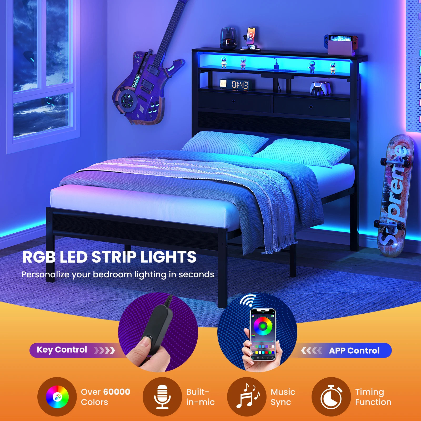 Thumbnail 3 - #20 Best Selling Metal Platform Beds