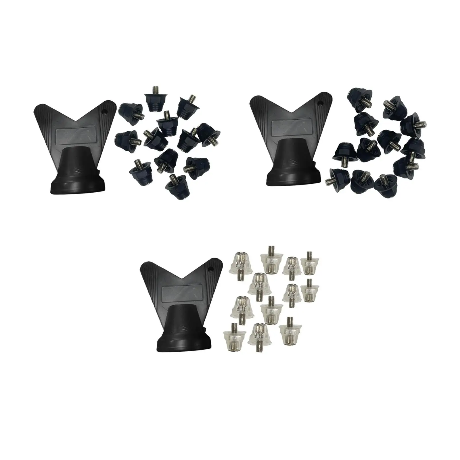 12x ติดตามรองเท้าอุปกรณ์เสริม Stable รองเท้าฟุตบอล Cleats สําหรับรองเท้าผ้าใบกีฬา