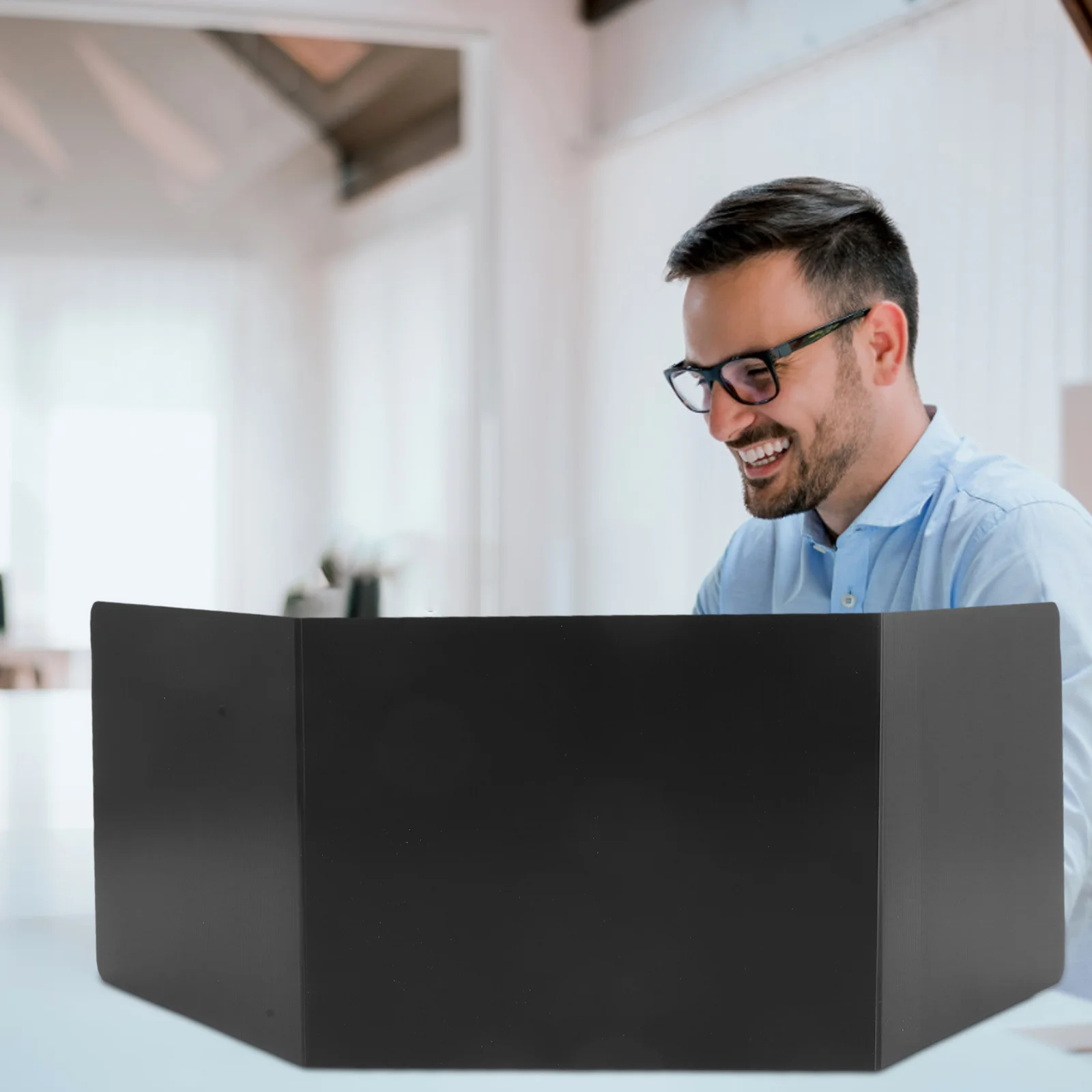 

2Pcs Privacy Divider Desk Shield Plastic Panels for Student Focus Classroom Testing Privacy Protection Screen Student