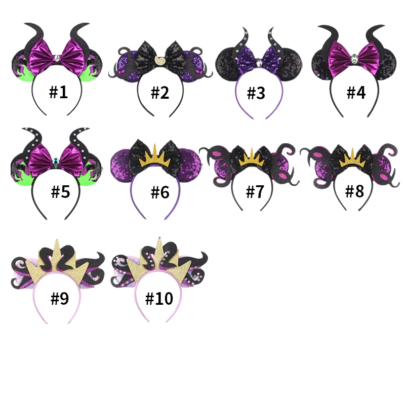 New Ursula Mouse Ears Headband For Women Villains Sequin  display picture 3
