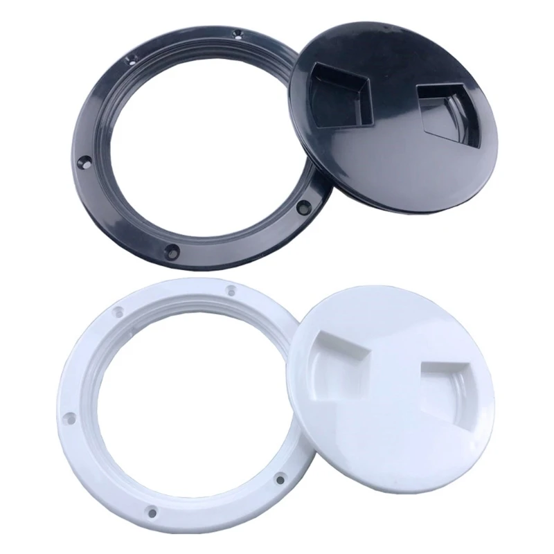 4/5/6inch Boat Deck Plate ABS Round Inspection Hatches Cover Marine Accessory 