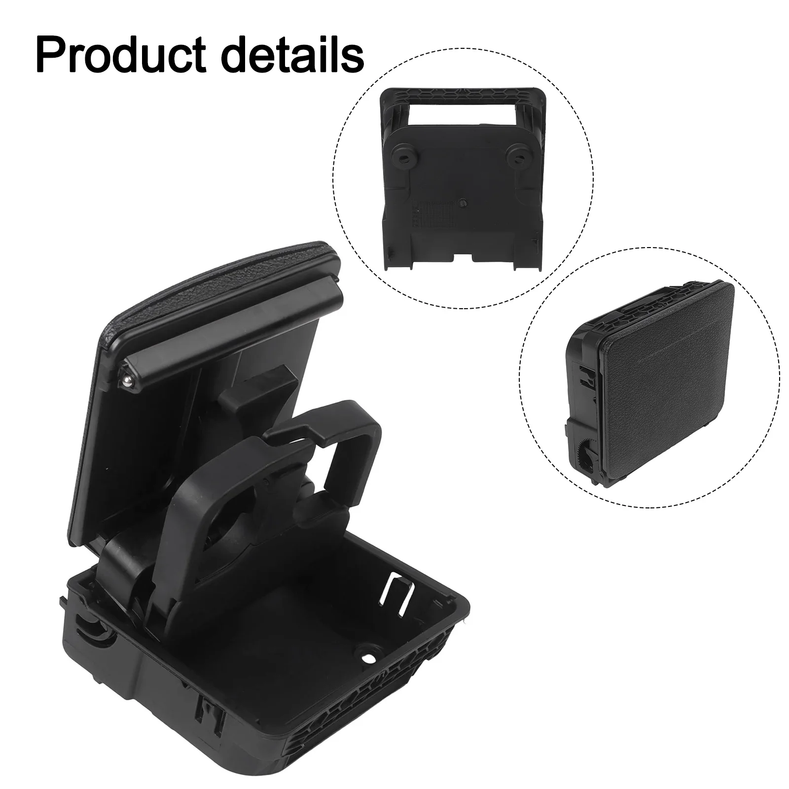 

Car Armrest Holder Center Console Cup Holder Number Of Cups 2 Easy Installation Fits For Golf MK5 MK6 Auto Interior Cup Holder