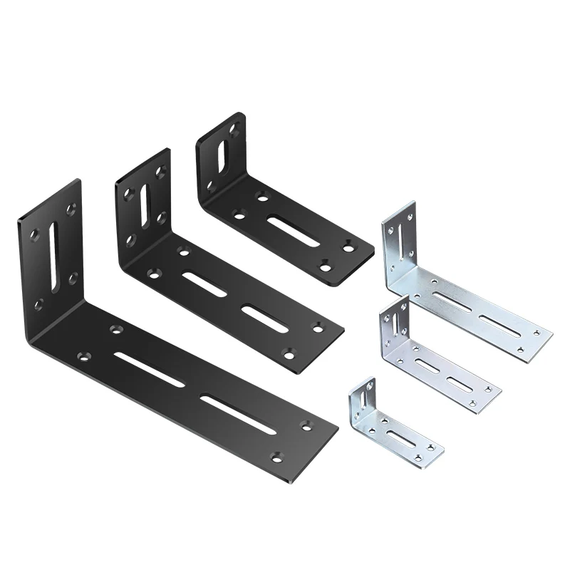 

Custom L-Shaped Nickel-Plated Laminate Support Furniture Connector Universal Right Angle Iron for Home Office