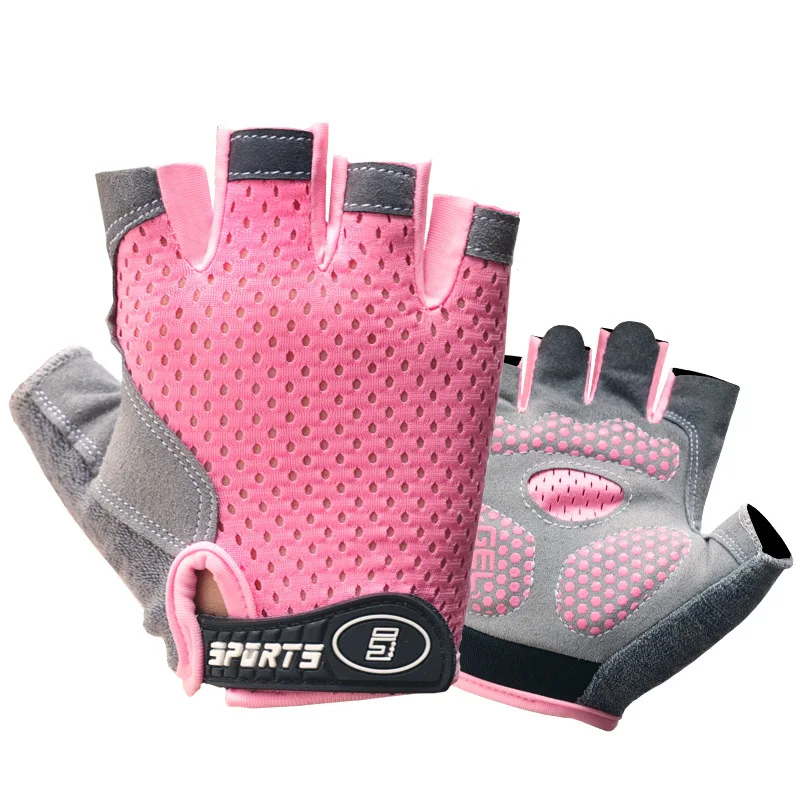 AliExpress Children's Gloves Half Finger Outdoor Sports Kids Cycling Boys Girls Protection Antislip Breathable Thin Spring Summer Gloves