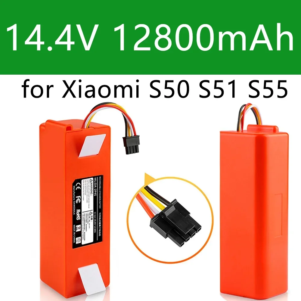 

14.4V li-ion Battery Robotic Vacuum cleaner Replacement Battery for Xiaomi Robot Roborock S50 S51 S55 Accessory Spare Parts