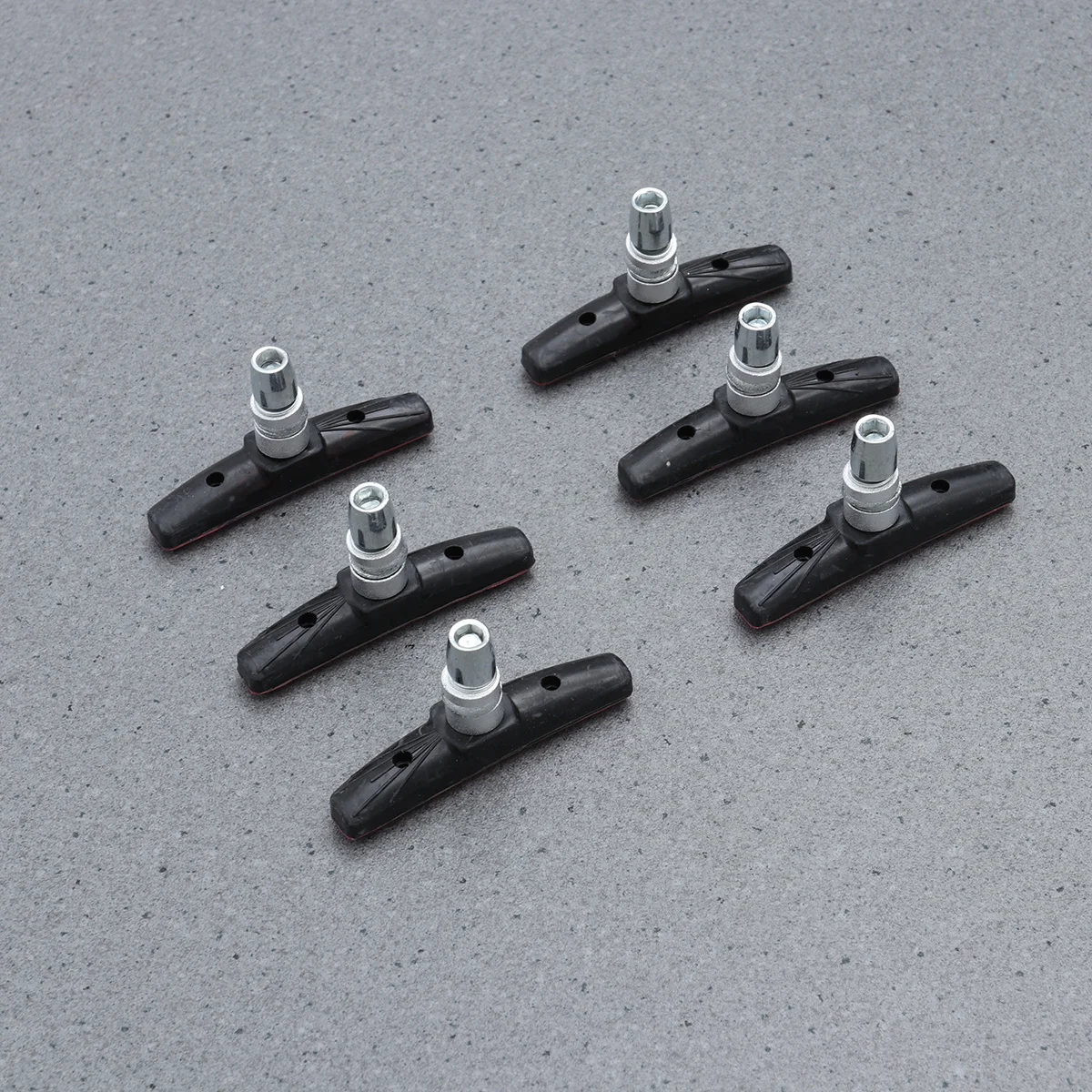 

Pads 3 Pairs Rubber Stainless Steel Non-Slip For Mountain Road Bike System Waterproof Durable Braking