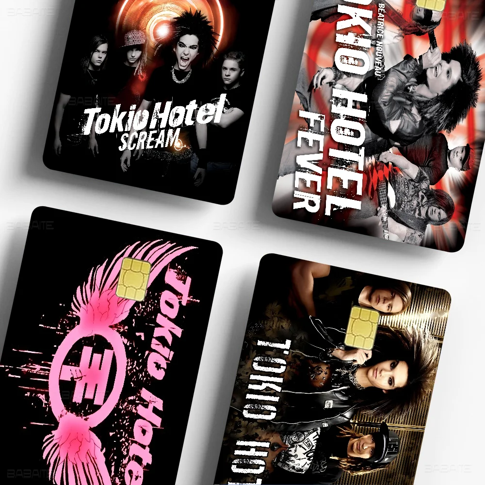Tokio Hotel Rock Band Bill Kaulitz Anime Cartoon Sticker Film Skin لبطاقة الائتمان وبطاقة حافلة البنك #3