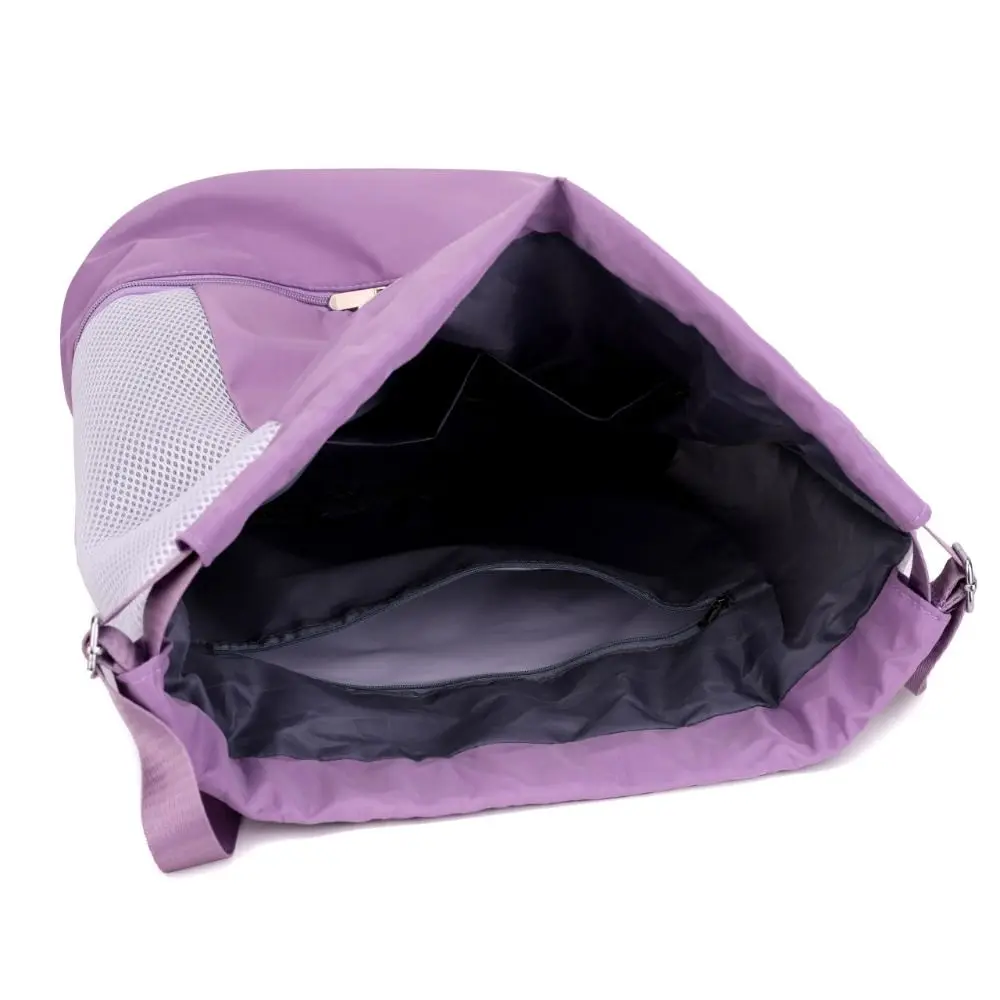 Fashion Oxford Drawstring Backpack Cinch String Casual Sports Gym Bag Dry and Wet Separation Water-Resistant Travel Bag Men