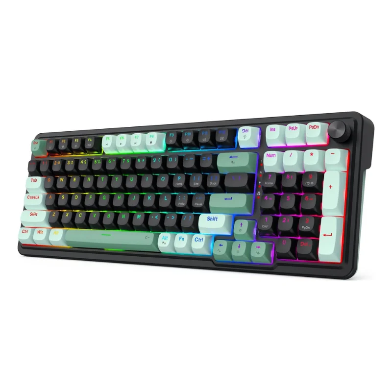 

Redragon K686 HE Rapid Trigger Gaming 98-клавишная проводная механическая клавиатура 8K, Next-Gen UltraMag, 100% шелковистый магнитный переключатель POM