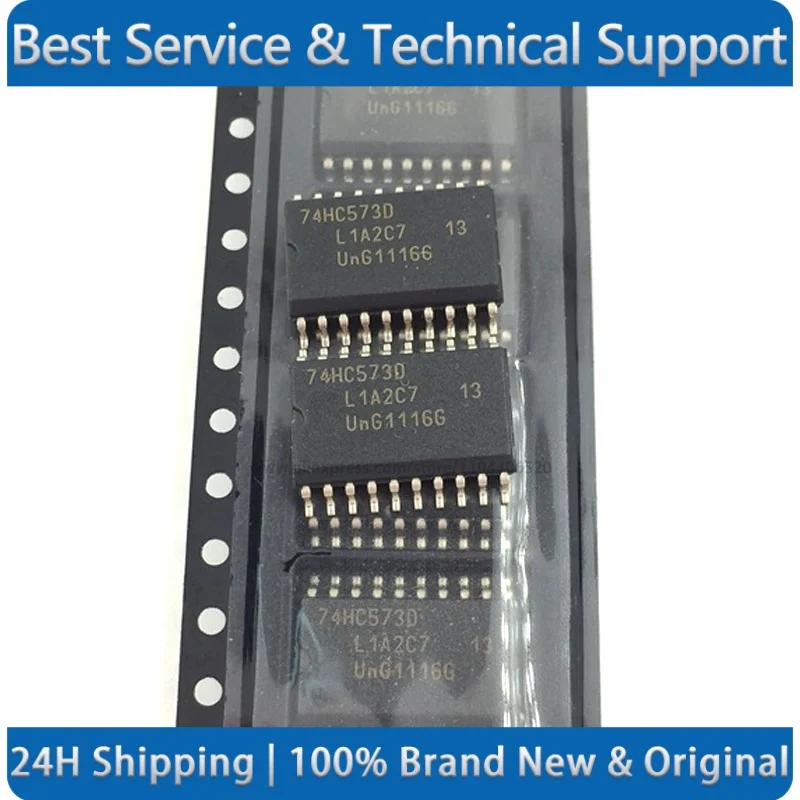 74HC573D SOP20 8-bit tri-state output D-type latch chip New original