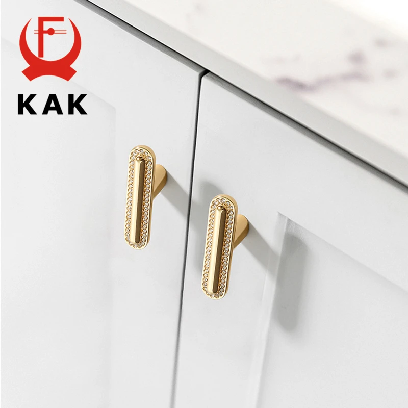 Kak Diamond Crystal Handgrepen Voor Kasten En Laden Moderne Zwarte Meubels Handvatten Kasten Deur Pulls Dresser Knoppen Hardware