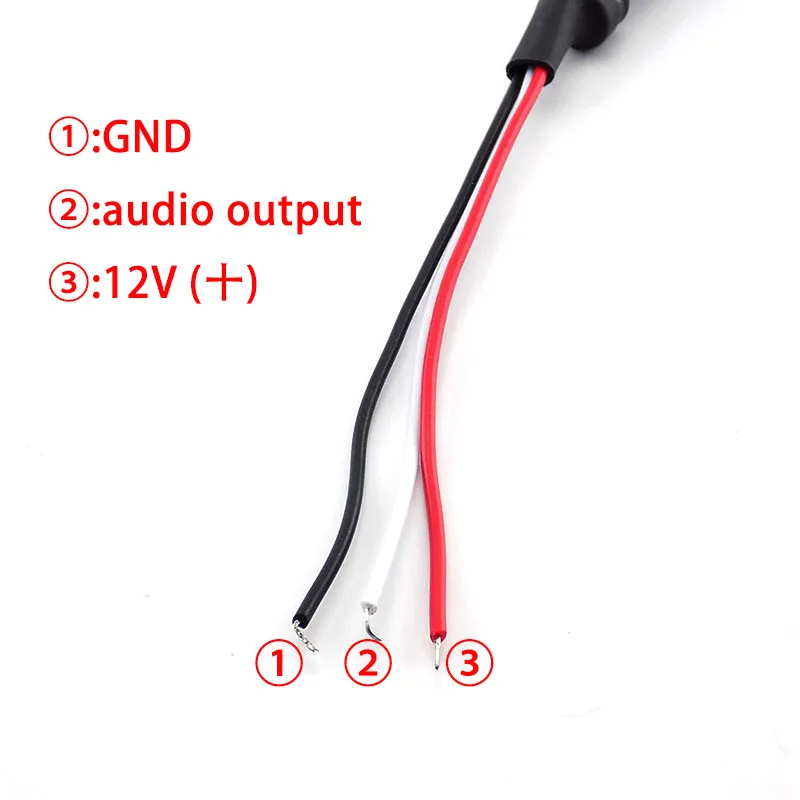 Sound Monitor Audio Mini Micro Audio System Pickup Device DC Power Cable Camera CCTV Microphone Surveillance CCTV Security