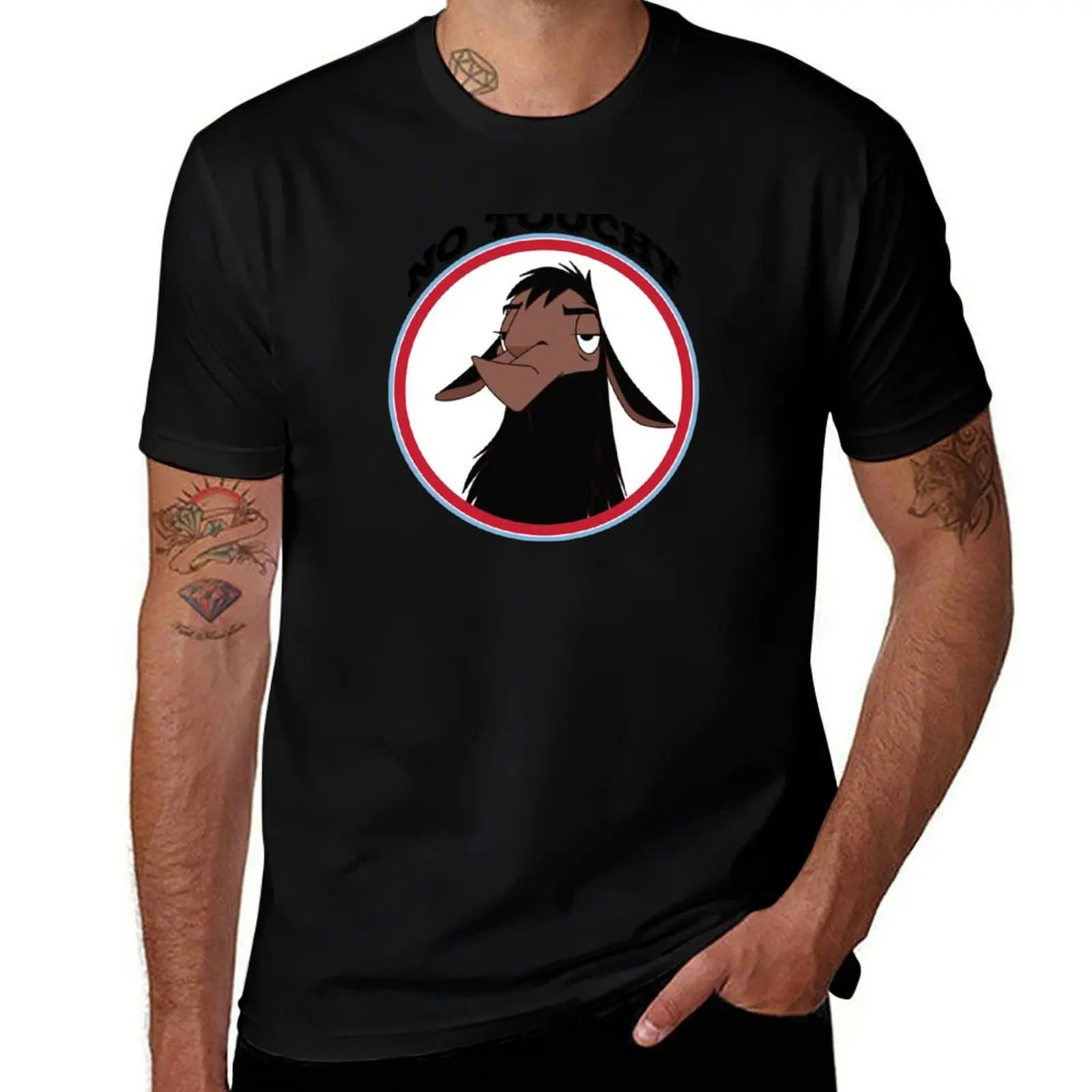 

Kuzco NO TOUCHY sad llama emperor's new groove emperor david spade back off no touch funny gift T-Shirt