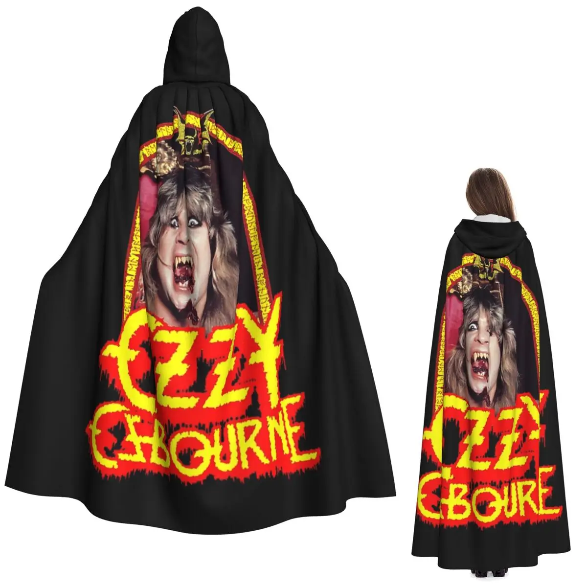 

Ozzy Osbourne Merch Prince Of Darkness Skullies шапки шапки теплая осенне-зимняя уличная шапка вязаные шапки с капюшоном