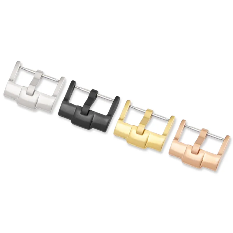 16mm 18mm 20mm 22mm 24mm 316L Stainless Steel Drawing Watch Buckle Replacement for Universal Watch Strap Watch Clasp Accessories - Image 2
