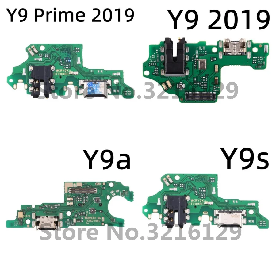 NEW USB Charging Port Dock Charger Plug Connector Board Flex Cable MIC For Huawei Y7 Y7a Y7p Y9 Y9a Y9s Prime 2018 2019 2020