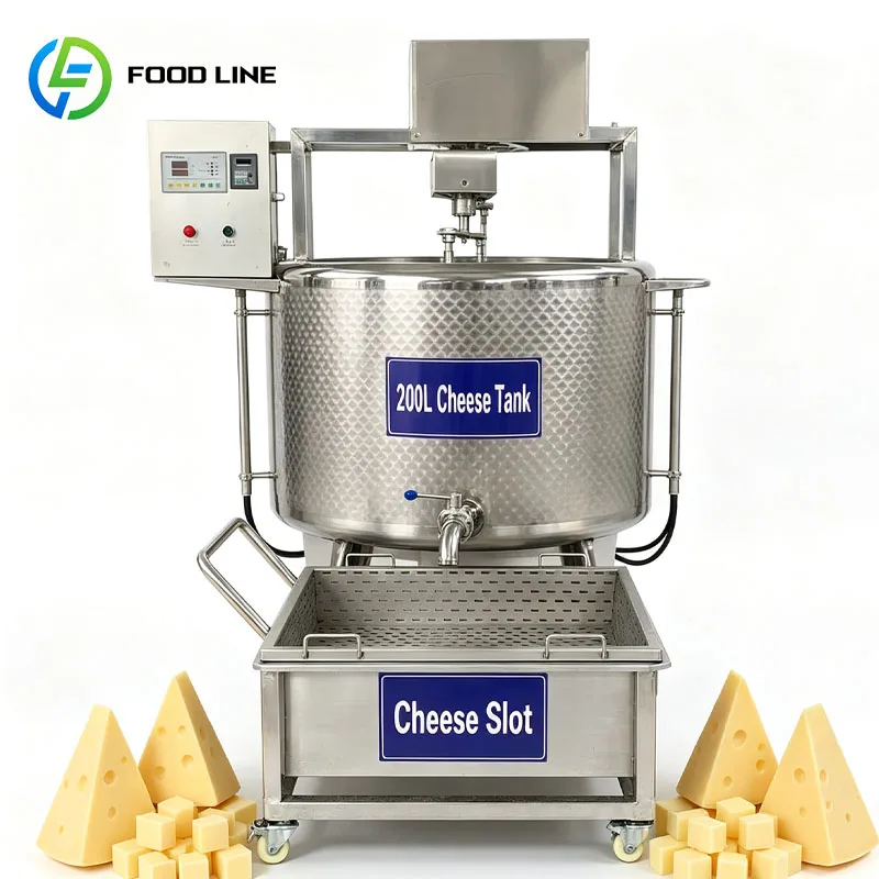 Dairy Cheese Making Tank Cheese Vat Milk Curd Fermentation Processing Machine Commercial Customized
