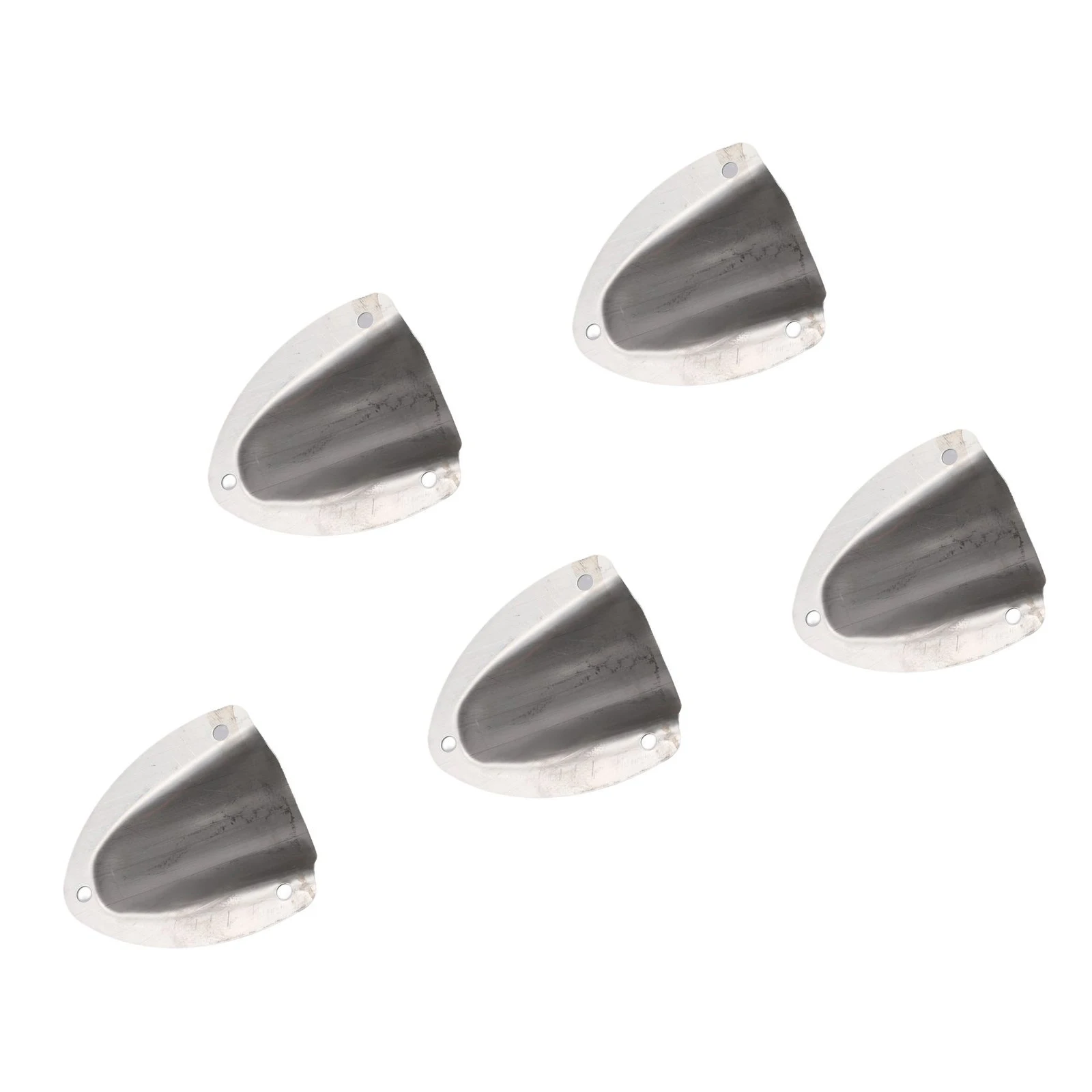 5 Stainless Steel Cable Covers with Vent Suitable for Boat and Yacht Transducer Wiring Protection in Harsh Environments