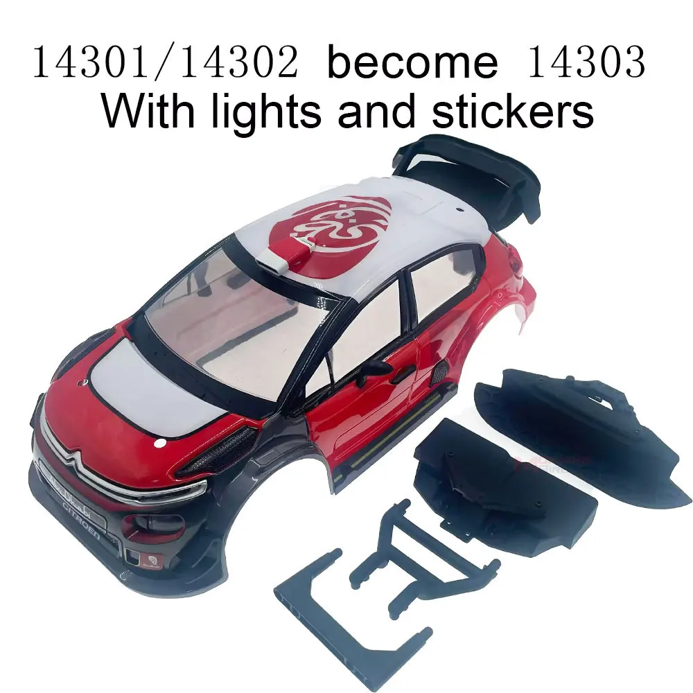 MJX RC Hyper Go Remote Control Car Parts For 14301 14302 14303 Modified Accessories Car shell and car shell change
