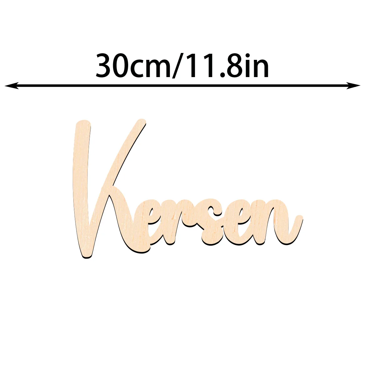 1 قطعة كانيا متينة على سبيل المثال اسم شخصي مادة خشبية على الطراز التقليدي لوحة ديكور لسطح الطاولة لغرفة النوم #3