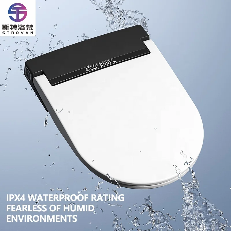 

STLF Self Cleaning Smart Wc Toilet Seat U Shape Automatic Cover Electric Bidet Lid Bathroom Intelligent Soft Close Heated Toilet