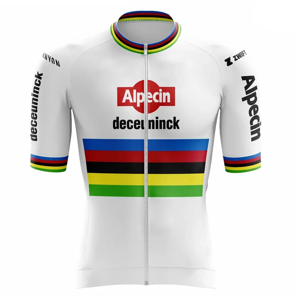 2024 White Cycling Jersey TEAM UAE Bike Vest Maillot Men Women Quick Dry Ropa Ciclismo Bicycle Jersey T-shirt