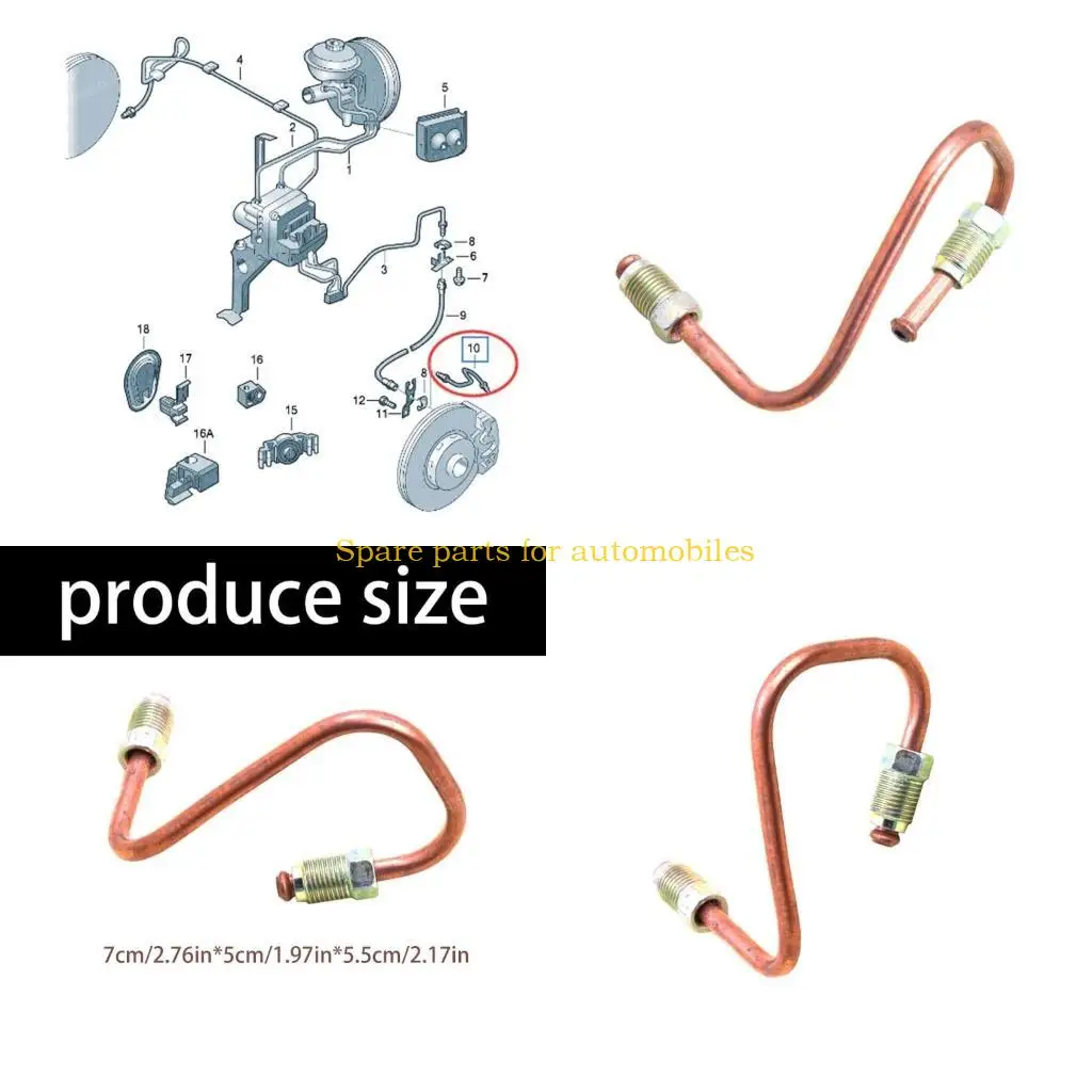

H58F Easy Installation Brake Hydraulic Line Power Steering Hose For Select Model Car
