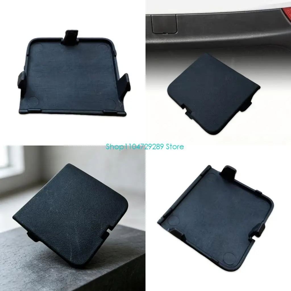 D8KE Rear Tow Eye Cover Replacement Cap, Textured Black ABS Bumper Trim Part F1EB-17K922-AB 1872237