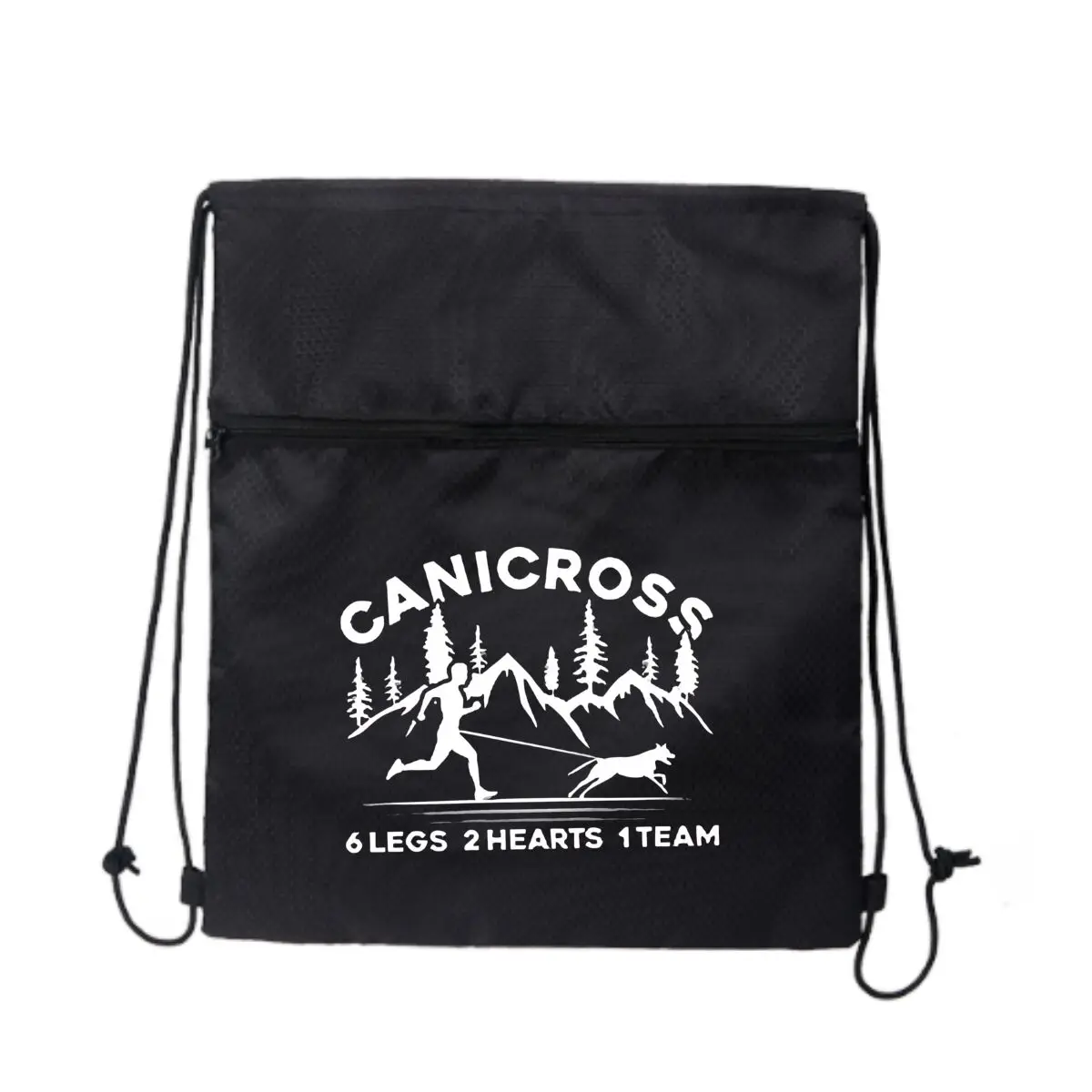 

Canicross Sport Dog Sport ArtМодный дизайн Простая сумка на шнурке на молнии Невести Ежедневное использование