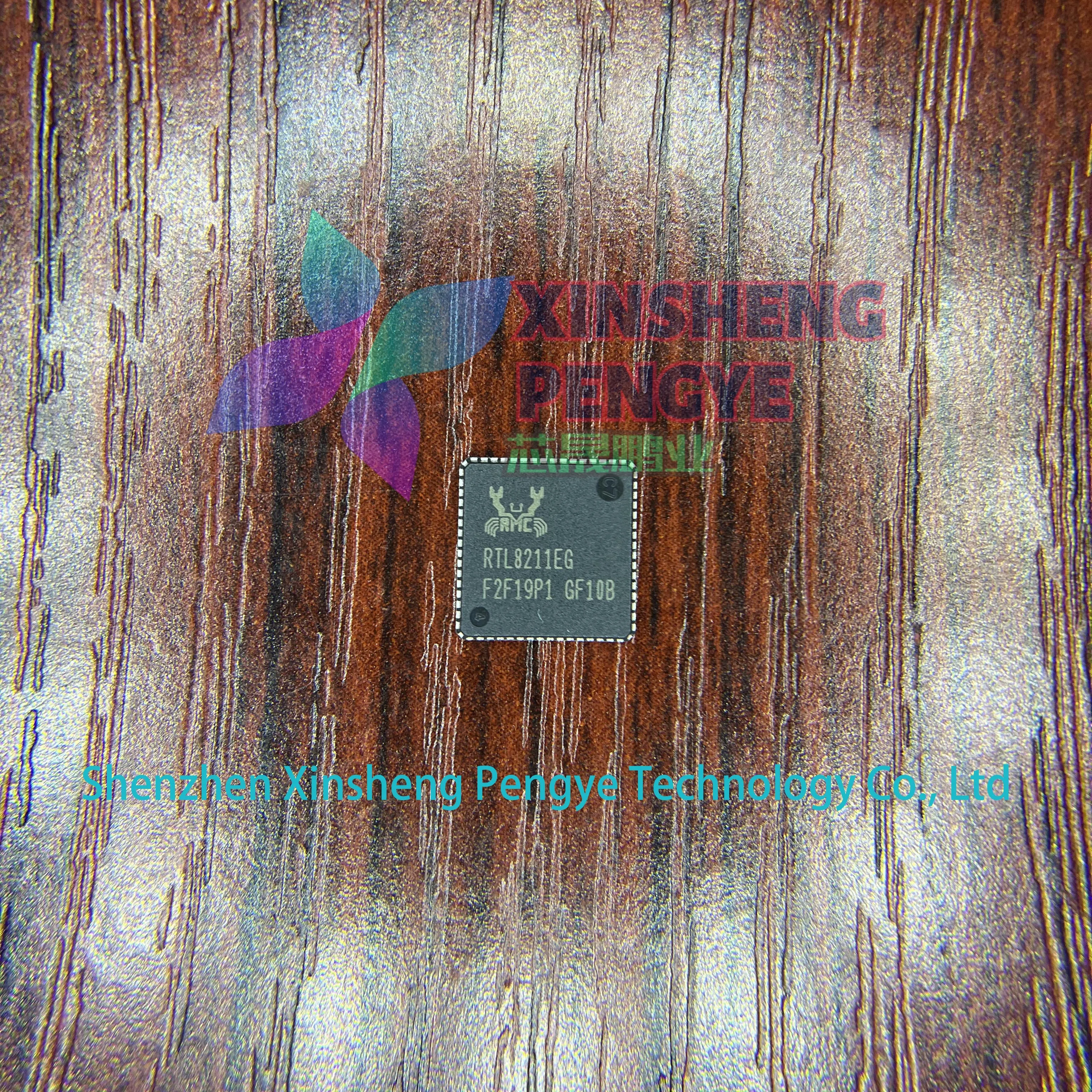 100% جديدة ومبتكرة RTL8211EG-VB-CG بمناسبة حزمة RTL8211EG QFN-64 3.3 فولت رقاقة تحكم جيجابت إيثرنت المتكاملة في المخزون