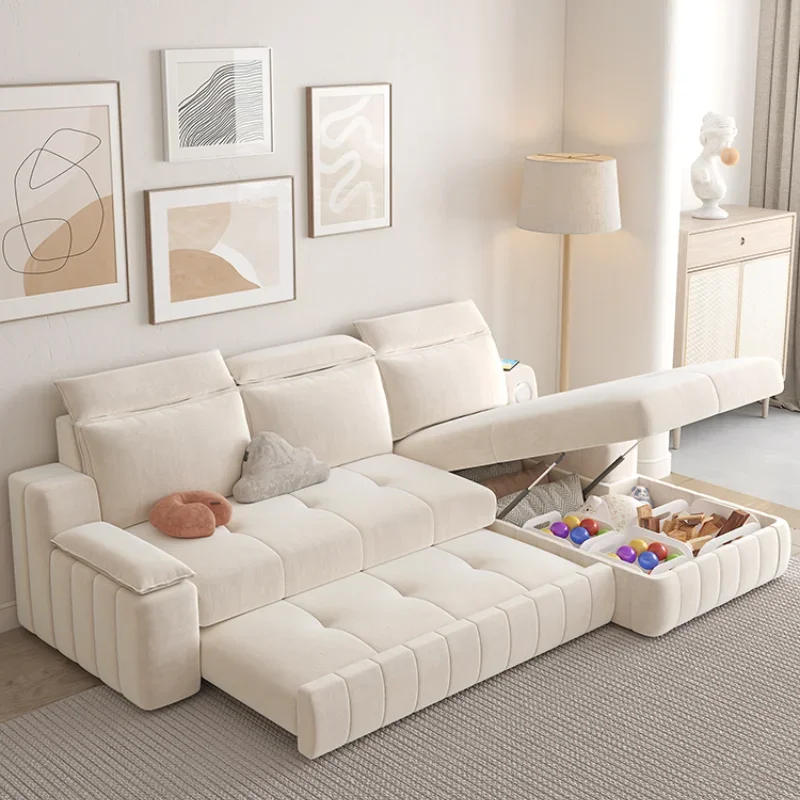 

Designer New Arrival Living Room Sofas Modern Lazy Nordic Reclining White Sofa Loveseat Lounge Divano Letto Home Furniture