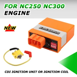CDI 유닛 박스 점화 코일, CDI 레이싱, DIP 스위치 포함, ZhongShen NC250 NC300 엔진 NC 250 NC 300 오프로드 오토바이 부품