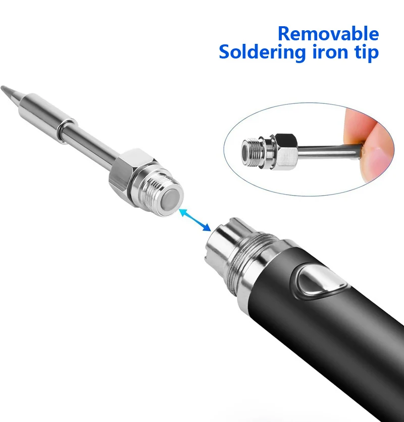 เครื่องเชื่อมชาร์จไร้สาย, ชุดเครื่องเชื่อม USB 5V และ 8W, แบตเตอรี่ลิเธียมชาร์จเร็ว, ซ่อมเชื่อมแบบพกพา