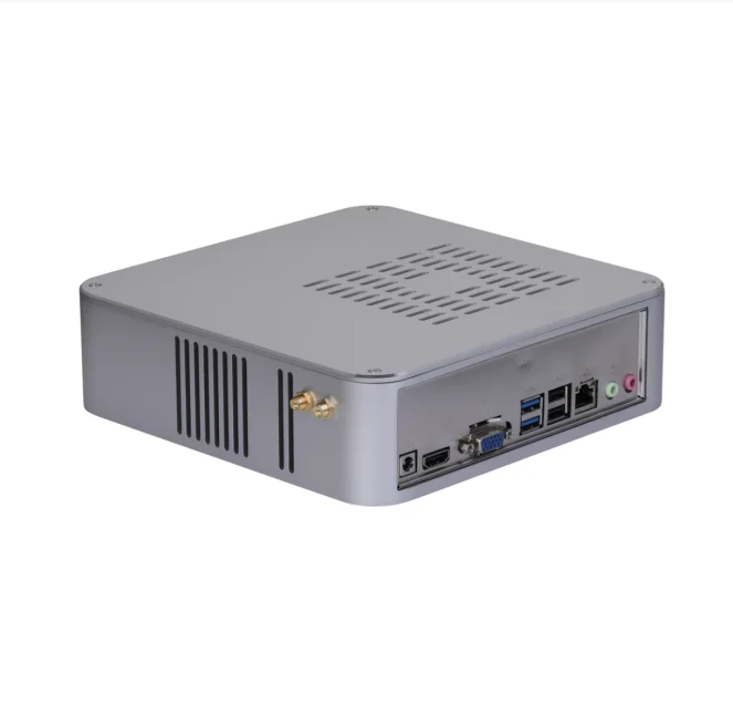 2026 ELSKY HD4009 Portable Barebone Mini PC Kaby Lake 7th Gen I3-7100 CPU Dual Core DDR4 Max 16GB Personal Computer H110 Chipset