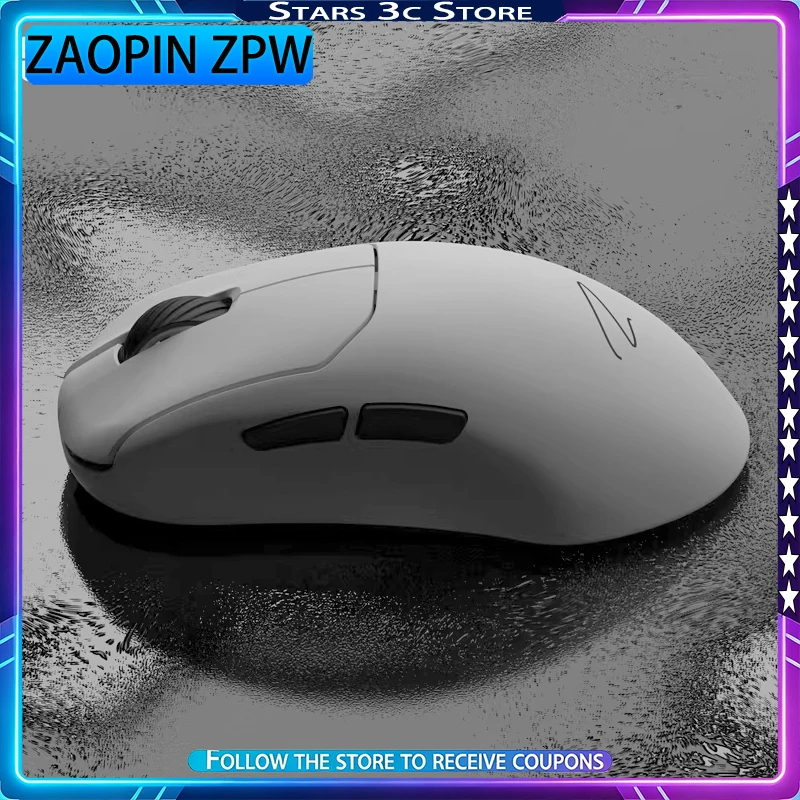 Zaopin ZPW Wireless 8K Mouse PAW3395 Bluetooth Tri Mode TTC Golden Wheel Esports Encoder Ergonomic Gaming Mouse Gamer Gift