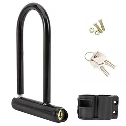 Anti-theft MTB Road Bike Lock U Type Road Bike Lock Ultralight High Strength Steel Bicycle Lock Cycling Accessories