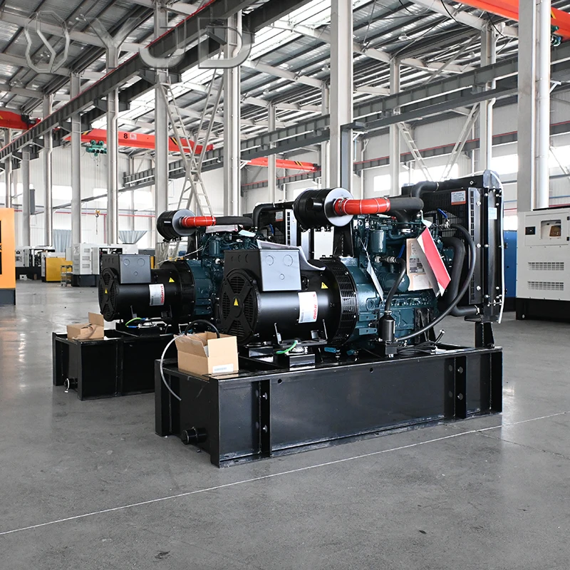 Industrial Use 20kw 40kw 50kw 100kw 200kw 300kw Open Frame Kubota Diesel Generator Set Water Cooled ATS with EPA