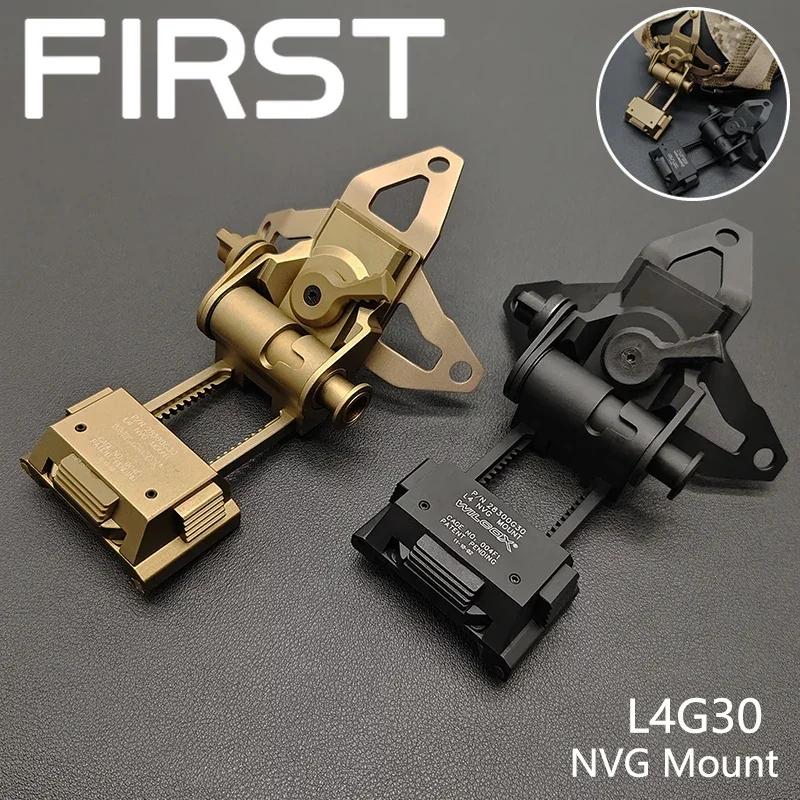 Imagem -02 - Nvg Mount With Three-hole Cuttlefish Suporte Seco Colhedor para Capacete Caça Tático Visão Noturna Acessórios L4g30