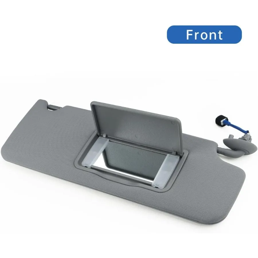 حاجب من الشمس من جانب الركاب لعام 20092015 ملحقات طيار هوندا من القماش أقنعة حماية من الشمس للسيارة بديلة مع مرآة لتعزيز #5