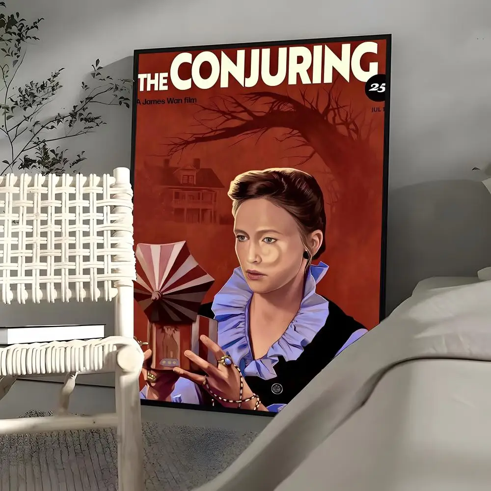 The Conjuring Last Rites Movie Poster HD Art Sticky Wall Waterproof Home Living Room Bedroom Bar Aesthetic Decoration