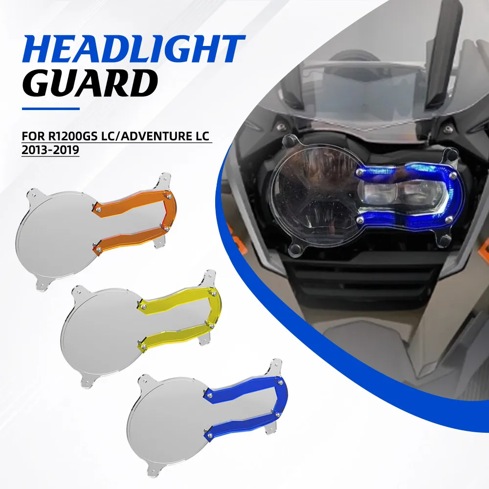 

FOR BMW R1200GS LC/Adventure LC 2013-2014-2015-2016-2017-2018-2019 Motorcycle Headlight Protector Light Cover Protective Guard