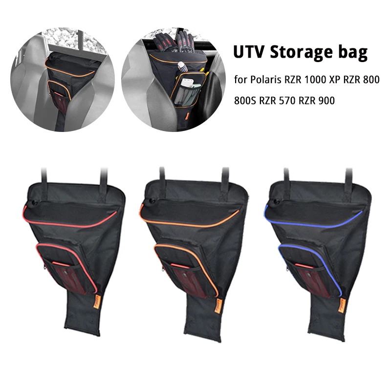 

Сумка для аксессуаров UTV для POLARIS RZR 1000 XP RZR 800 800S RZR 570 900 1680D Сумка для хранения кабины RZR Сумка для хранения центрального сиденья