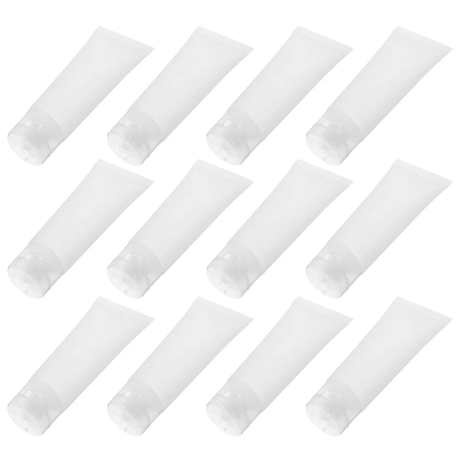20Pcs Refillable Lotion Bottles Empty Travel Tubes Squeeze Dispenser for Hand Cream Toothpaste Shampoo Travel Size Reusable