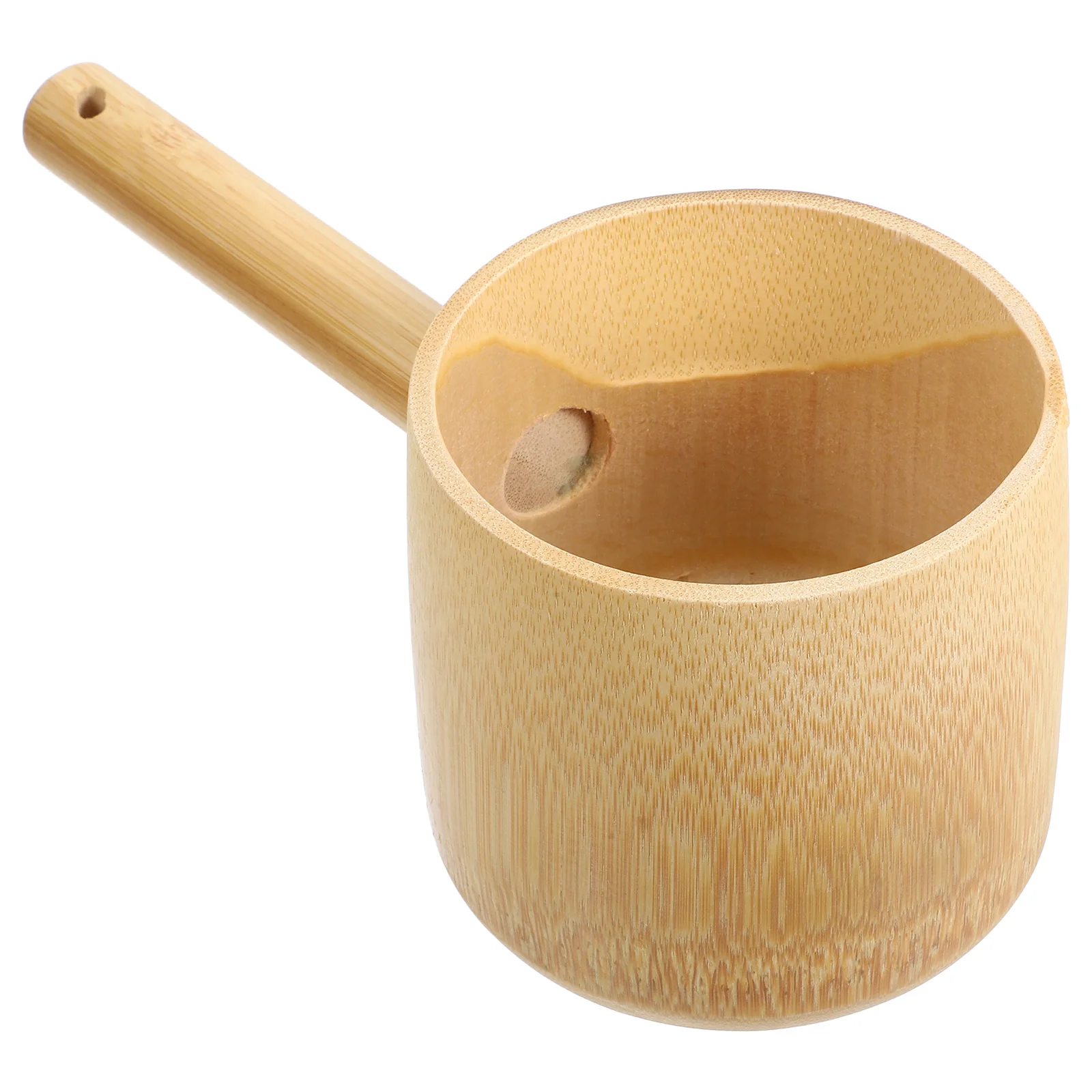 Portable Soup Serving Ladle Japanese Water Ladle Bamboo Tea Ladle Kitchen Tool japanese style ladle bamboo ladle bailer