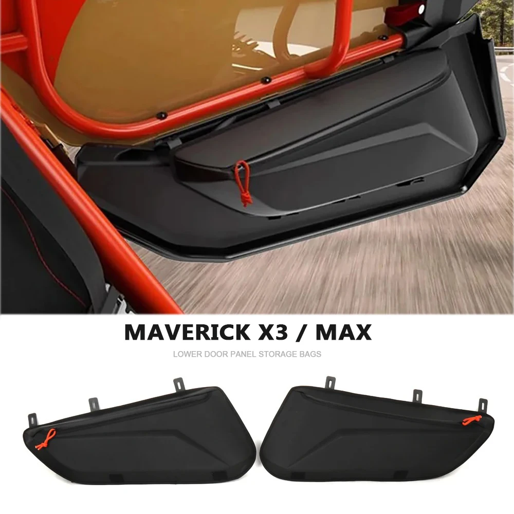 

UTV Accessories Lower Door Panel Storage Bag For Can-Am Maverick X3 Max Side Door Organizer Pouch